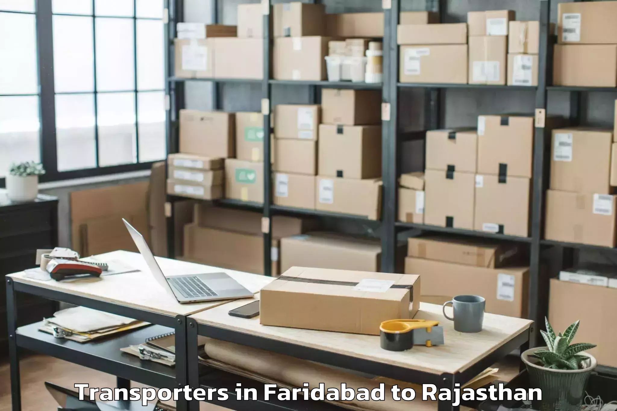 Book Faridabad to Dausa Transporters